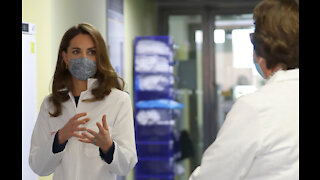 Duchess Catherine visits baby loss research centre
