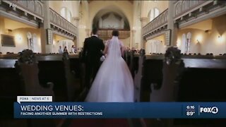 Large event venues face another year of restrictions during wedding season