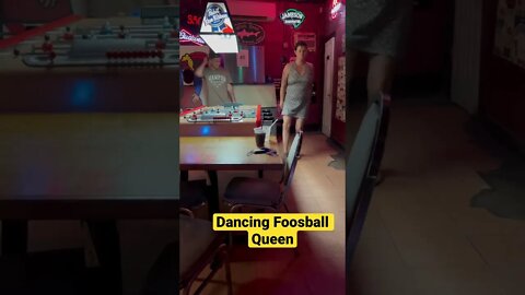 Dancing Foosball Queen #shorts #foosball