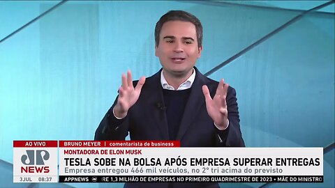 Bruno Meyer: Tesla sobe na bolsa após empresa superar entregas