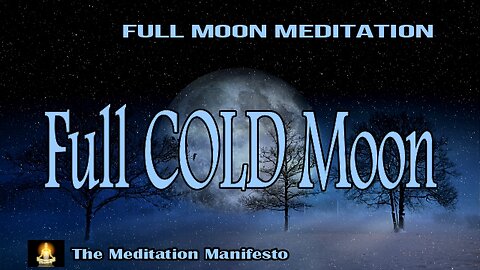 FULL COLD MOON | Letting Go | Self Reflection | Delta Tones #coldmoon