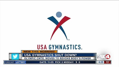The US Olympic Committee wants to revoke USA Gymnastics' status
