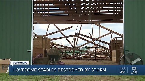 Storms damage stables that help disabled kids in NKY