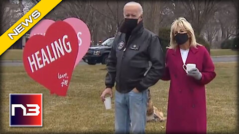 Watch Reporters GUSH at Biden’s Valentine’s Day Photo-Op