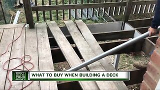 Don't Waste Your Money: What to buy when building a deck