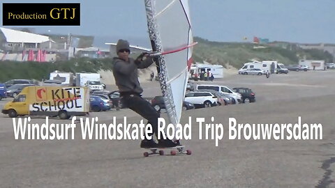 Windsurf Windskate Road Trip Brouwersdam