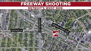 Freeway shooting on Detroit's west side