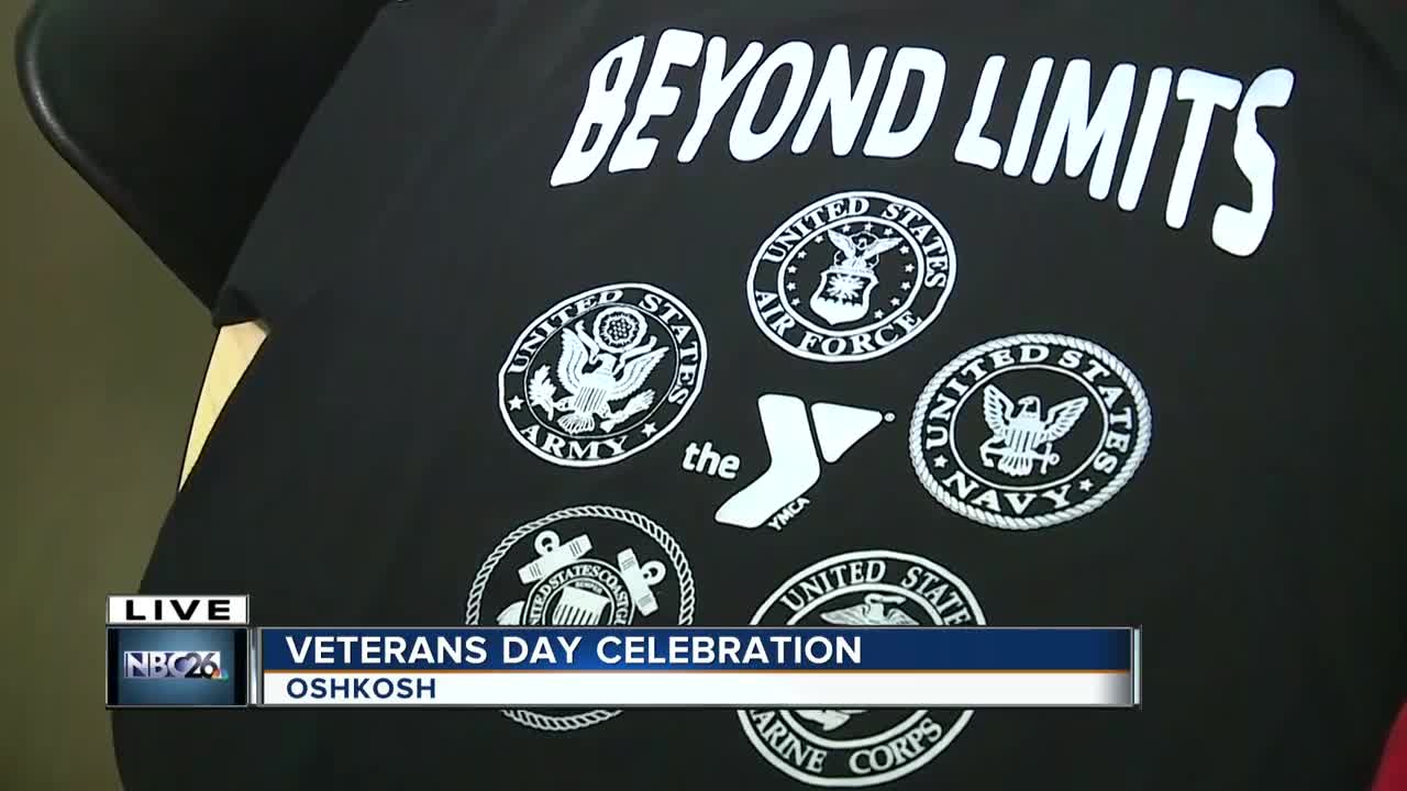 Veteran's Day celebration at Oshkosh YMCA