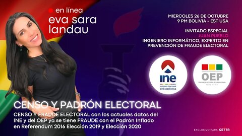 CENSO Y PADRÓN ELECTORAL EN BOLIVIA POR JUAN PUEBLO