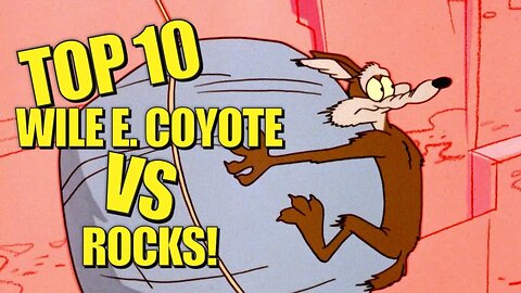 Classic Wile E. Coyote VS Rocks! | Top Fails | 10 best failures from classic toons