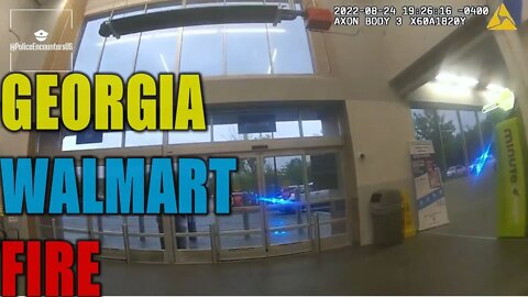 Bodycam Video of Police Response to Walmart Fire