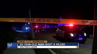 Milwaukee Police: Shooting leaves 25-year-old man dead near Holton and Auer