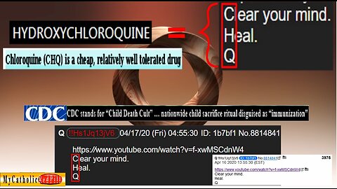 Q Post – 3975 (revisited) Above & Beyond - Great Falls – (CHQ = Chloroquine) Heal!