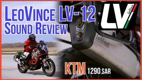 KTM 1290 SAR | LeoVince LV-12 Sound Review