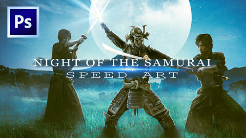Night Of The SAMURAI | SPEED ART | Photo Manipulation