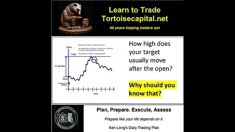 Ken Long Daily Trading Plan from Tortoisecapital.net