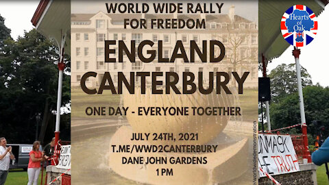 Dr Niall McCrae - Canterbury Speeches - World Wide Rally For Freedom - 24.7.21