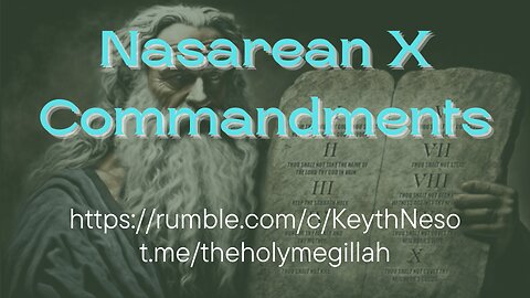 The Nasarean Essene Ten Commandments
