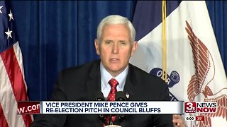 VP Pence gives re-election pitch in Council Bluffs