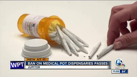Ban on medical marjuana pot dispensaries passes