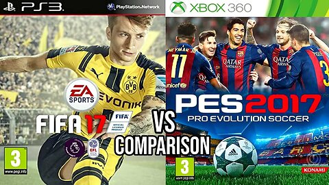 FIFA 17 PS3 Vs PES 2017 Xbox 360