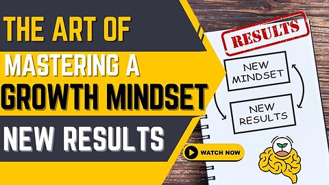 The Art of Mastering A Growth Mindset in 5 Steps (Positive Mindset) #youtube #mindset #growth