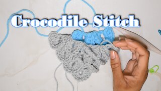 How to Crochet the Crocodile Stitch