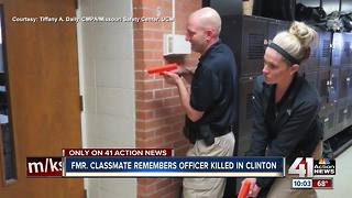 Friends remember fallen Clinton officer