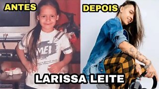 ANTES E DEPOIS DE LARISSA LEITE