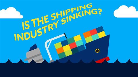 The shipping industries profits are sinking!
