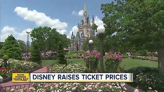 Disney increases ticket prices for its Florida and California theme parks