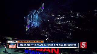 Stars Take The Stage In Night 2 Of CMA Music Fest