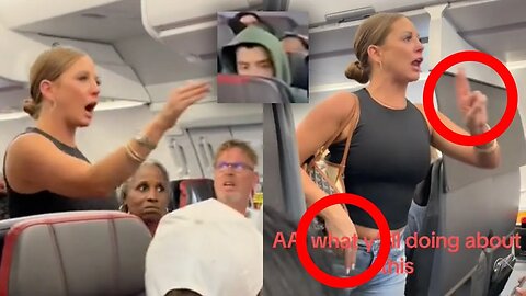"He's not real!" flight video gets creepier
