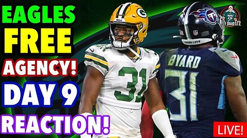CGJ TO LIONS! EAGLES HOLE AT SAFETY! FREE AGENCY DAY 9 LIVE REACTION! HOWIE ROSEMAN HAS WORK TO DO!