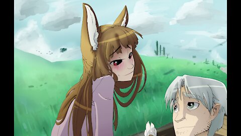 Struggling Through A Spice and Wolf Fanart!
