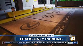 Lexus-only parking?