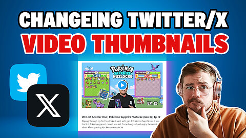 How to Add Thumbnails to Twitter / X Videos and Access The Media Studio