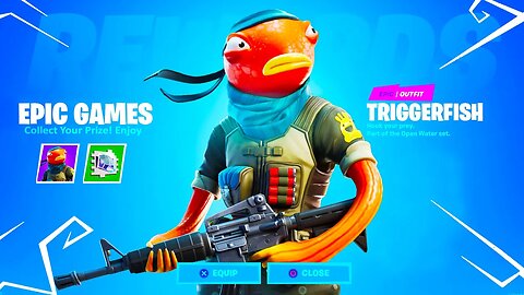 How To Get The *NEW* "TRIGGERFISH" Skin In Fortnite!... (New Fishstick Style!)