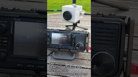 QRP Portable ham radio with Chameleon FLOOP 3.0