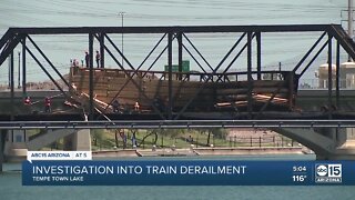 Chemical leak contained after train details in Tempe; Union Pacific intends to repair bridge