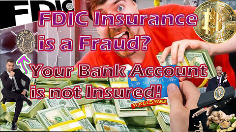 FDIC Insurance is a Fraud? Your Bank Account is not Insured! #short #bank #btc