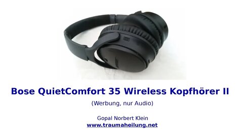 Bose QuietComfort 35 Wireless Kopfhörer II (Werbung)