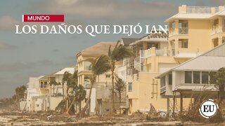 Los estragos que dejó el huracán IAN en su paso por Florida