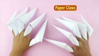 Origami Claws - Easy Step by Step Paper Crafts