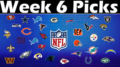 2023 NFL week 6 picks | NFL week 6 predictions, upsets, and surprises !