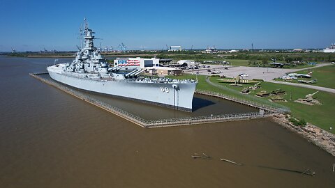 USS ALABAMA Mobile, AL Shot with DJI Mini 3 Pro