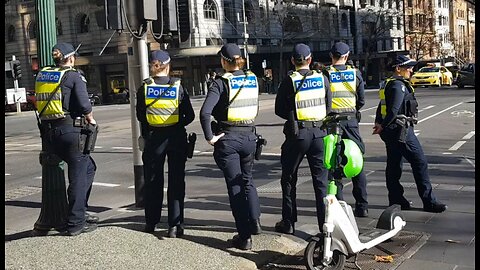 Low Life Parasitical Scum Criminals On Patrol - Melbourne - 02 08 2023