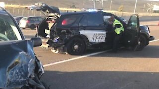 'Could have been a lot worse': 2 Arapahoe County Sheriff patrol cars struck in under 2 weeks