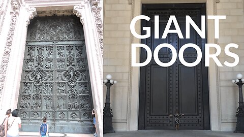 Giant Doors of Tartaria & Mud Flood Buildings for Giants