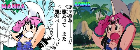Manga Kid Chichi VS Anime Kid Chichi (Higher Quality Scans Comparisions)